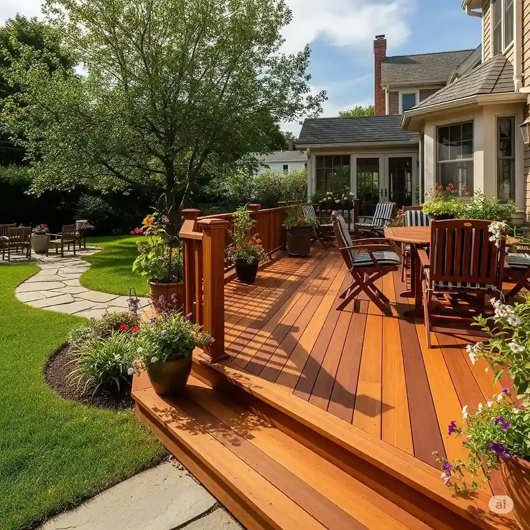 Cedar Wood Deck Construction Spokane